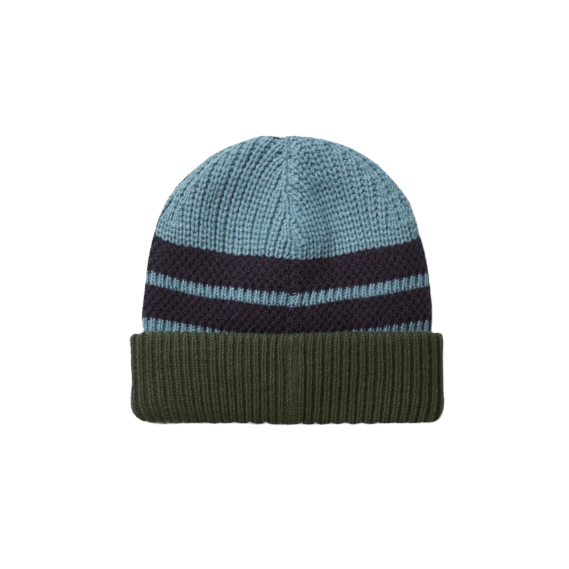Custom Acrylic Striped Knit Beanie, High Quality Cuffed Winter Hat for Men Women
