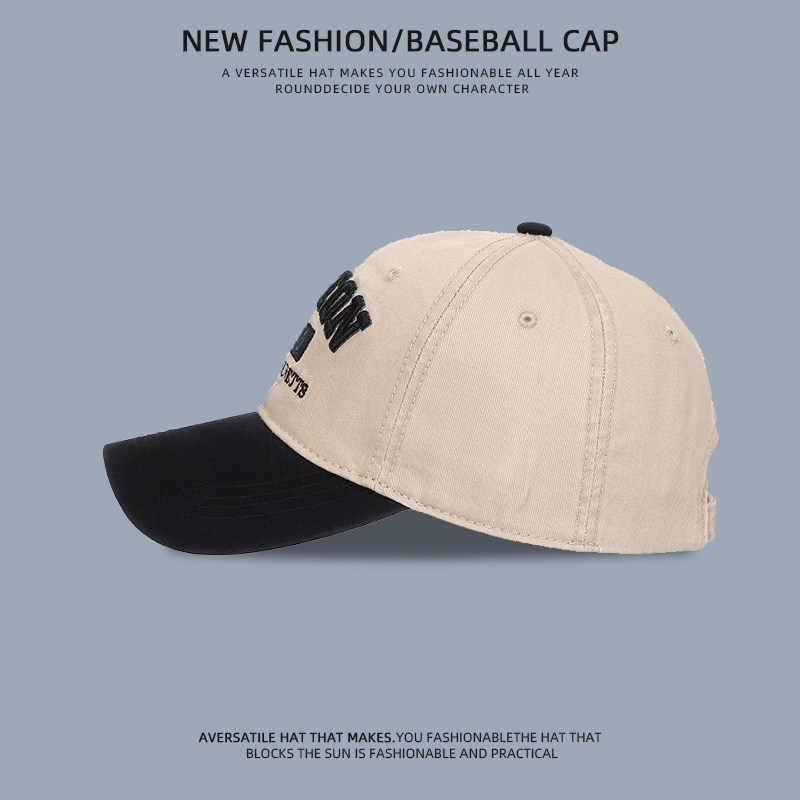 2026 Summer New Design Embroidered Baseball Cap Sun Hat Brimmed Baseball Cap