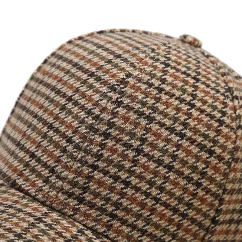 Spring/Summer New Style Baseball Cap Men's/Ladies Fashion Sun Hat Casual Checkered Design