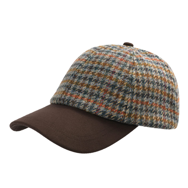 High Quality Wool Blend Baseball Cap with Custom Logo Vintage Unstructured Outdoor Wear Metal Buckle Closure for Men and Women