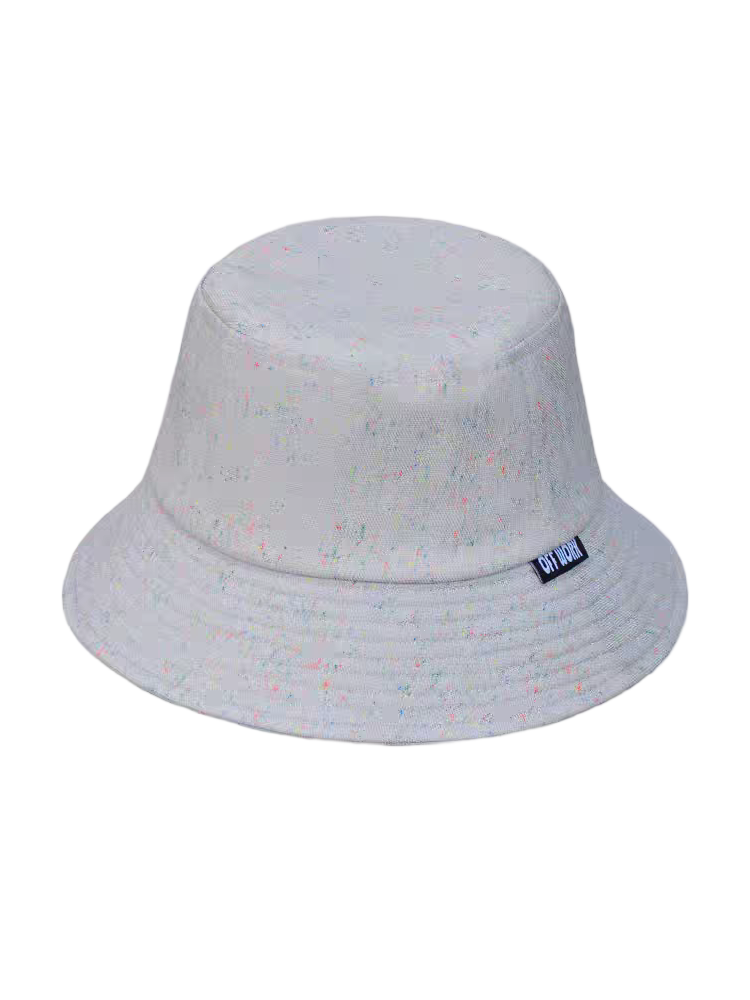 Speckled Yarn Casual Bucket Hat Korean Small Label Design Unisex Outdoor Travel Daily Polyester/Cotton All Seasons Sun