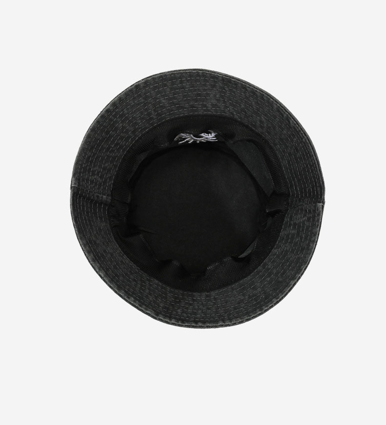 New Embroidered Fishing Hat Washed and Distressed Outdoor Fishing Sun Hat Street Bucket Hat