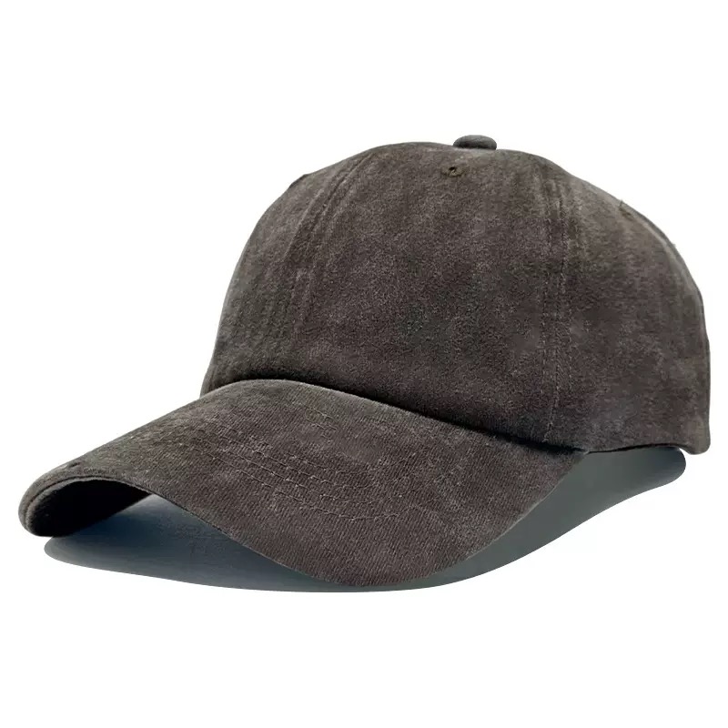 2026 New Washed Cotton Curved Brim Baseball Cap Dark Green Vintage Style Soft Custom Logo One Size Dad Hat