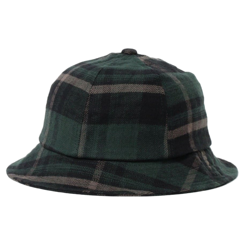 2026 Spring Festival High-Quality Cotton Bell-Shaped Checkered Casual Minimalist Bucket Hat