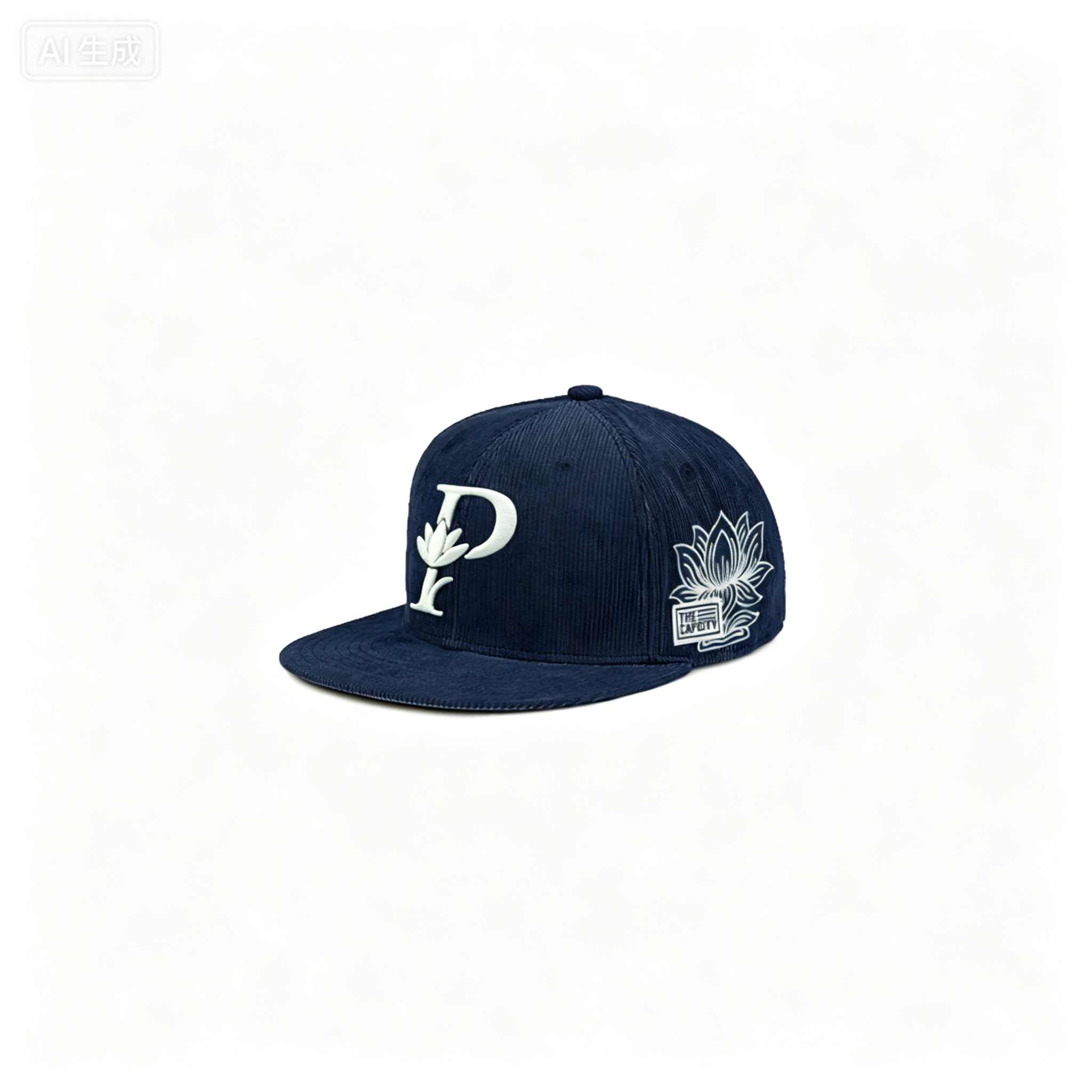 2026 New Arrival Vintage Corduroy Snapback Hat Wholesale Custom 3D Raised Embroidery Logo Flat Bill Streetwear Baseball Cap