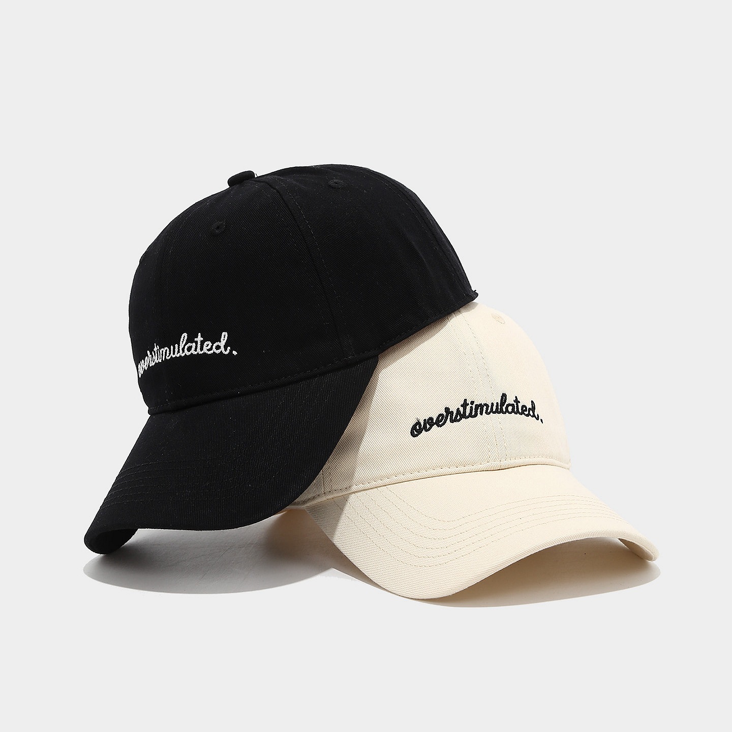 High-quality Denim Cap with Embroidery Baseball Cap with Sun Protection Adjustable Brim Design