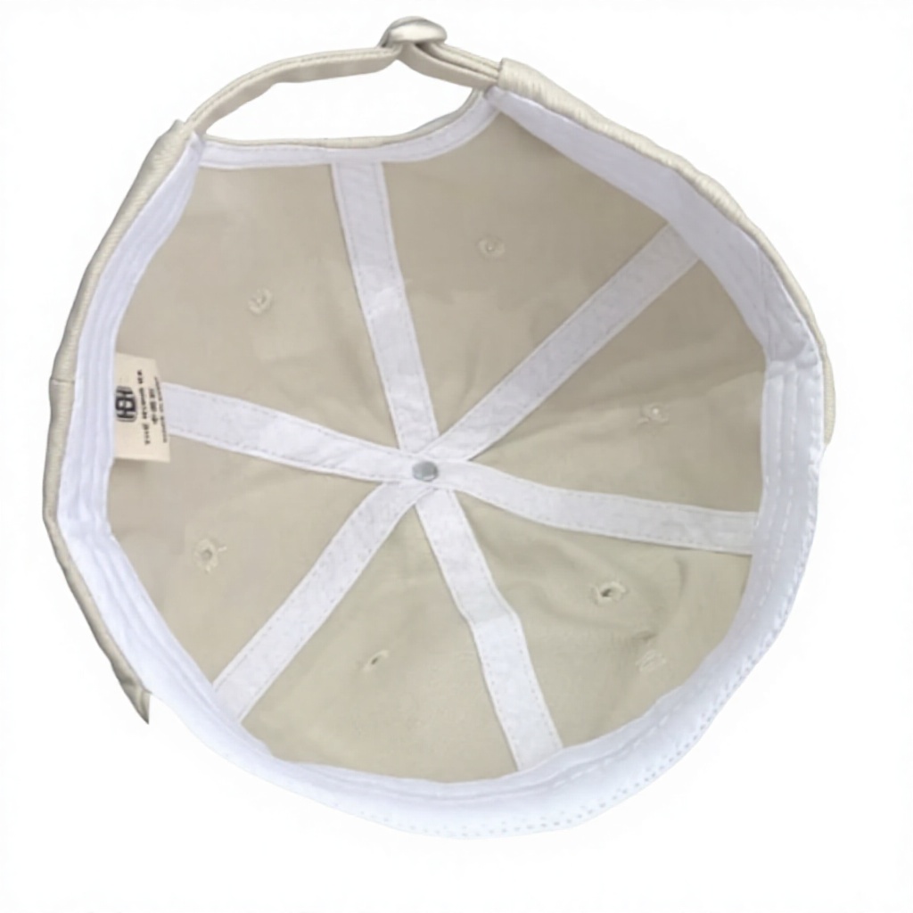 Korean-style Personalized Ripped Baseball Cap with Soft Crown and Wide Brim
