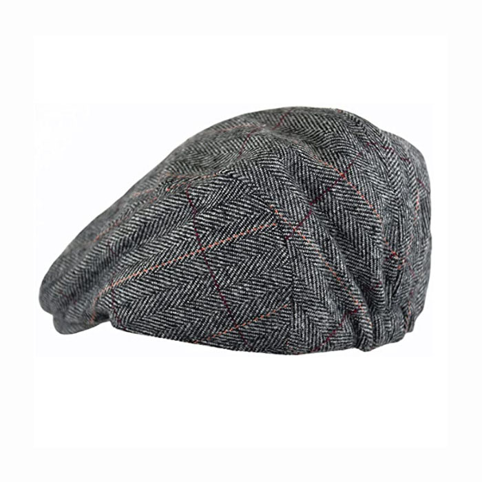 Newest Custom High Quality Classic Wool Vintage Unisex Newsboy Ivy Headwear Casual Adjustable Wholesale