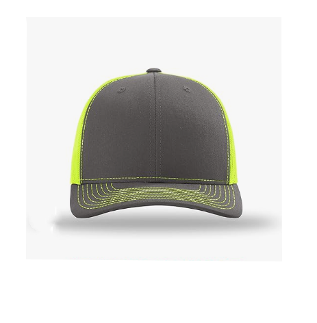 6-Panel Polyester/Cotton Adjustable Trucker Cap-Blank Outdoor Casual Hat