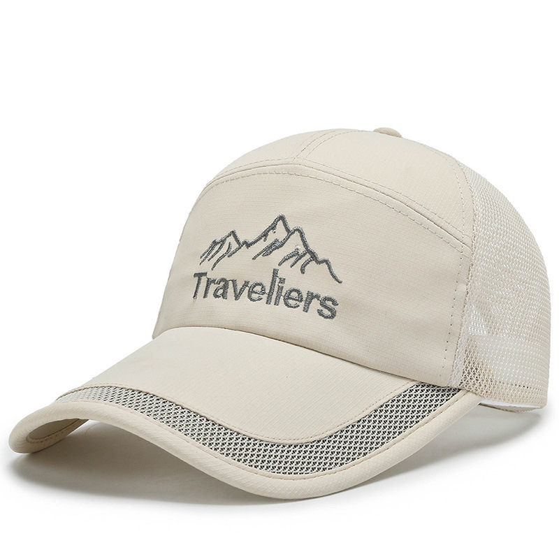 New Best-selling Sun Protection Summer Hat Outdoor Casual Trucker Mesh Caps Mesh Fabric Adjustable