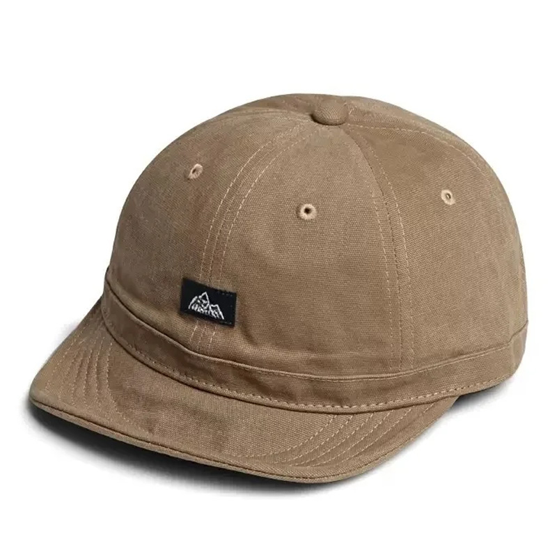 Retro Soft Corduroy Short Brim High Quality Hat New Arrival for Summer & Autumn 6-Panel Flat Bill Cap Sporty Outdoor Design