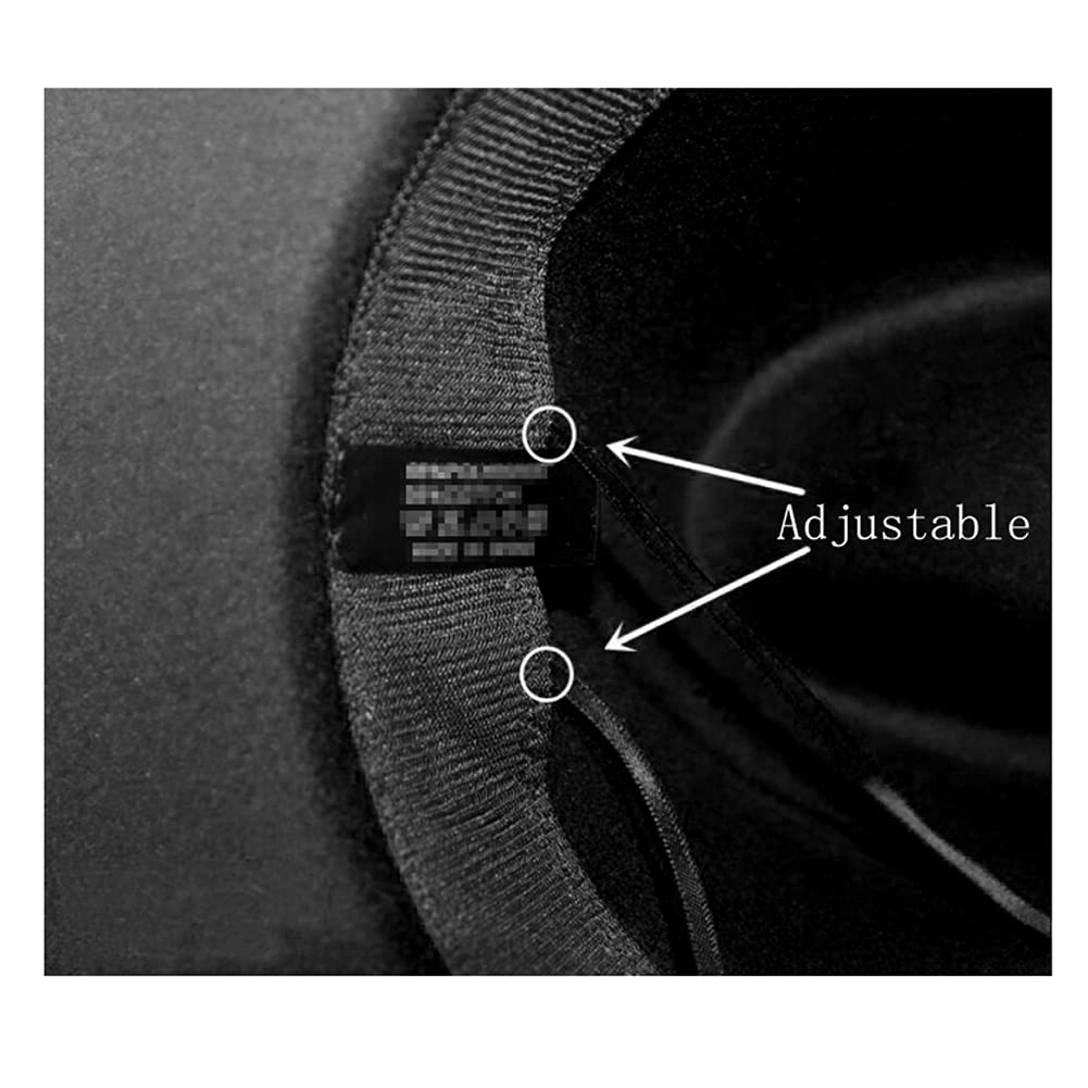 Custom Design Black Classic Fedora Hat Flat Top Wide Brim Jazz Hats Church Derby Cap for Men and Women Hats Sun protection