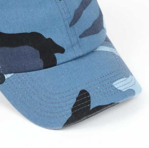 2026 Hot Selling Camo Washed Cotton Baseball Cap Vintage Adjustable Soft Twill Fabric Design Ideal for Hiking Fishing Streetwear