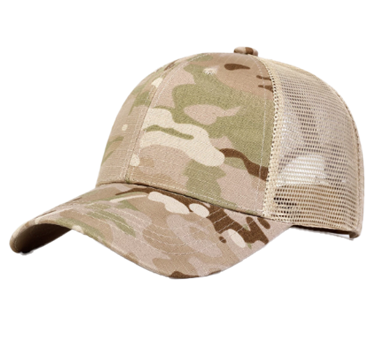 Camouflage Baseball Cap for Men, Summer Breathable Design