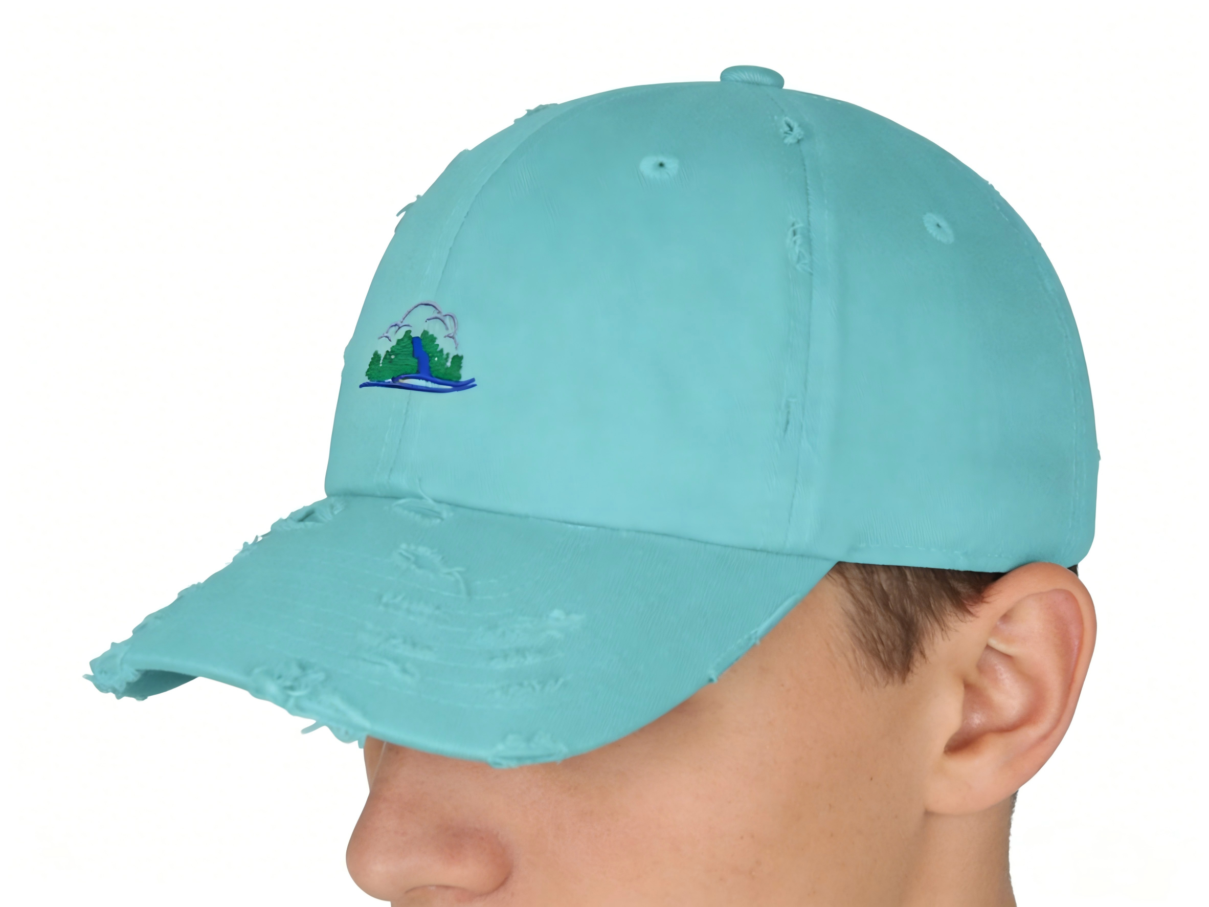 Hot Selling Vintage Distressed Dad Cap Embroidered Design Premium Cotton Adjustable Hat for Unisex Outdoor Fashionable Headwear