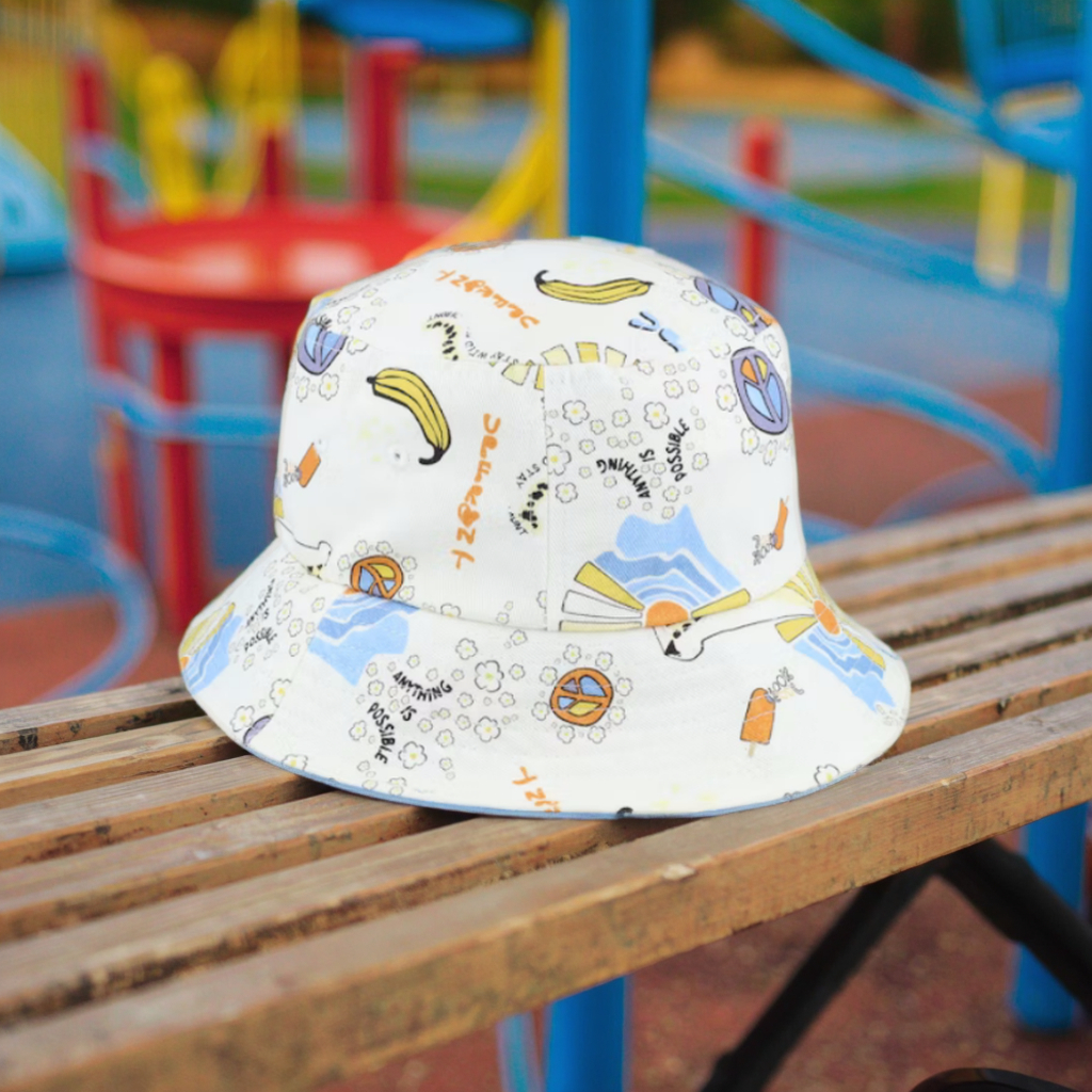 Wholesale High Quality Bucket Hat Sports Sun Hat for Ladies Kids Custom Cartoon Pattern Casual Scene