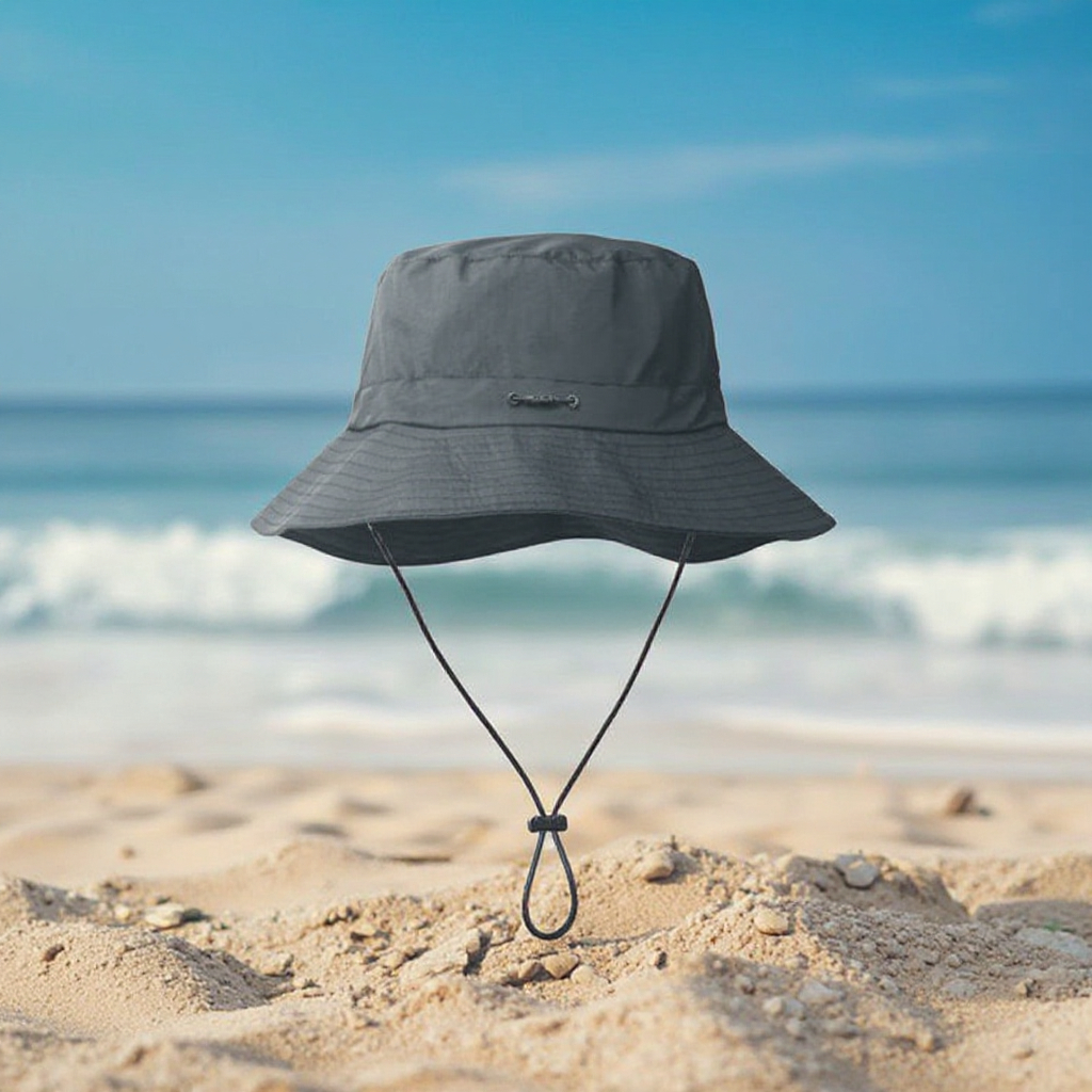 Custom High Quality Adjustable Unisex Waterproof Bucket Hat with Fashionable Casual Sunshade Beach