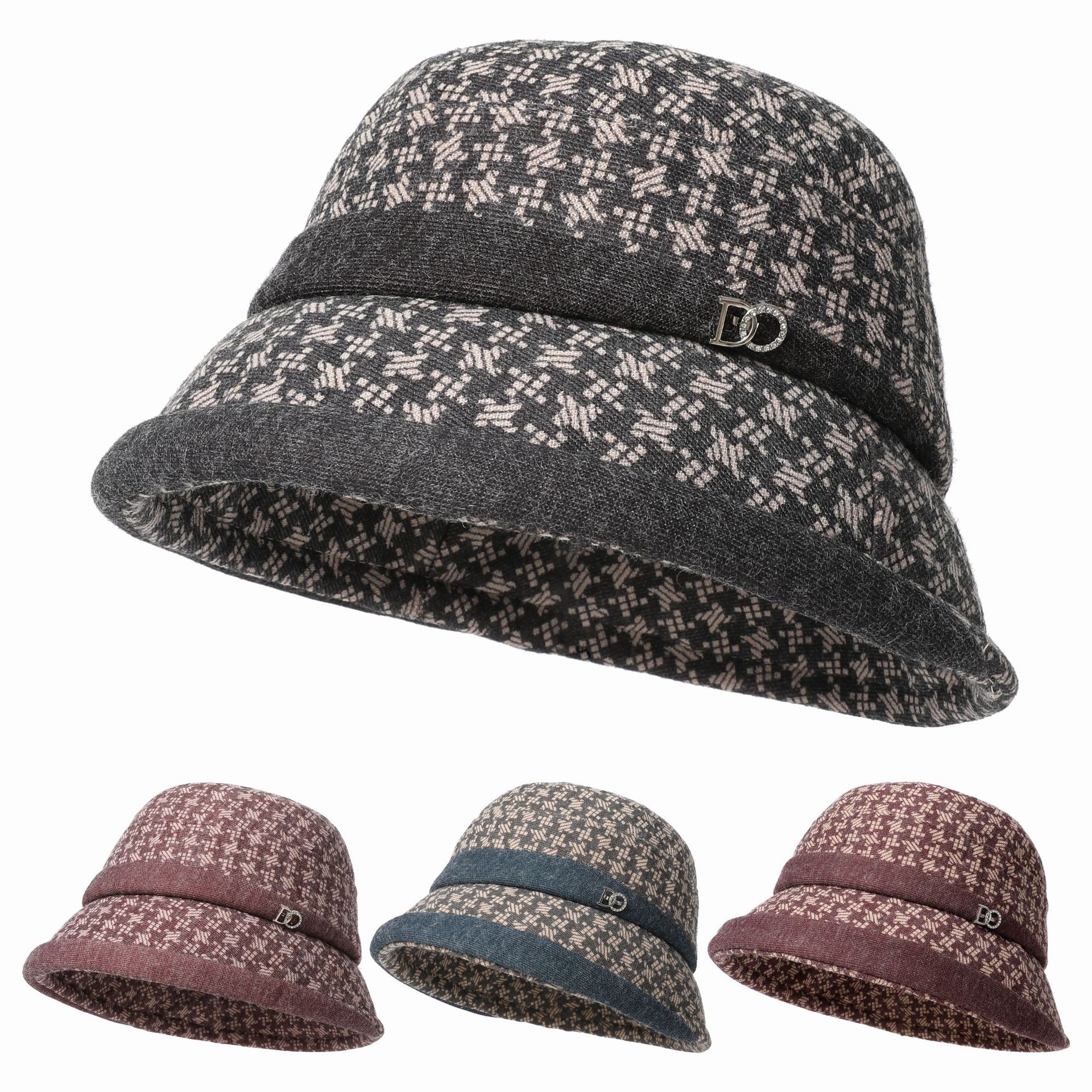 Winter and Autumn Fashion Fishermen's Hats with Rolled Brims for Warmth and a Round Top Cap Bucket Hat Bucket Hats