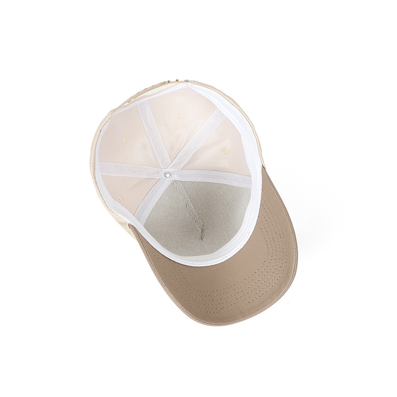 Colorful Patchwork Baseball Cap for Truck Drivers Embroidered for Men and Women Retro Style Hat