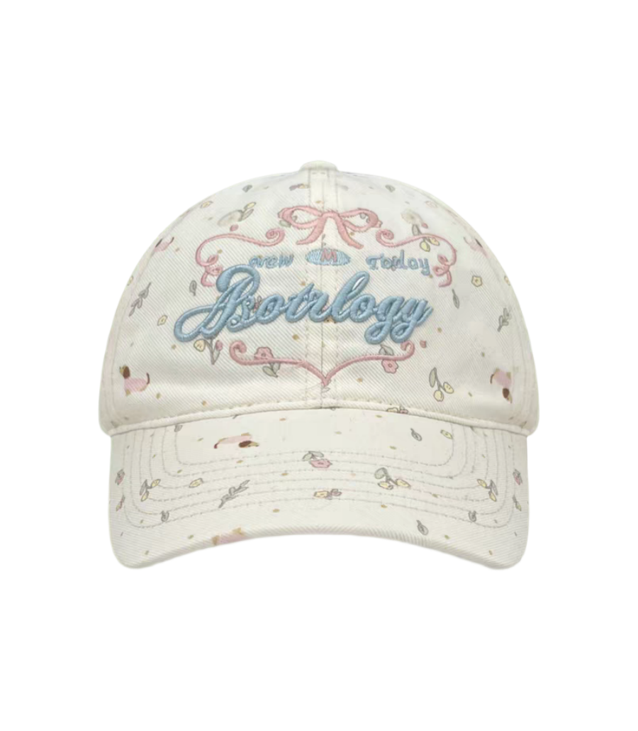 3D Embroidered Sporty Vintage Twill Common Baseball Cap Korean-Style Soft Top Adjustable Women's Casual Dad Hat