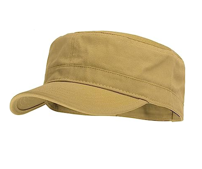 New Custom Logo Character Flat Top Cap Yellow 3D Embroidery Buckle Adjustable for Outdoor Travel Casual Daily Beach Summer Use