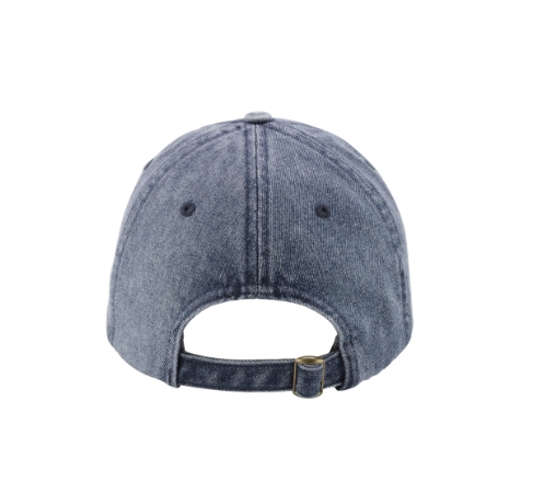2026 New Washed Denim Cotton 6-Panel Adjustable American Sporty Outdoor Baseball Cap