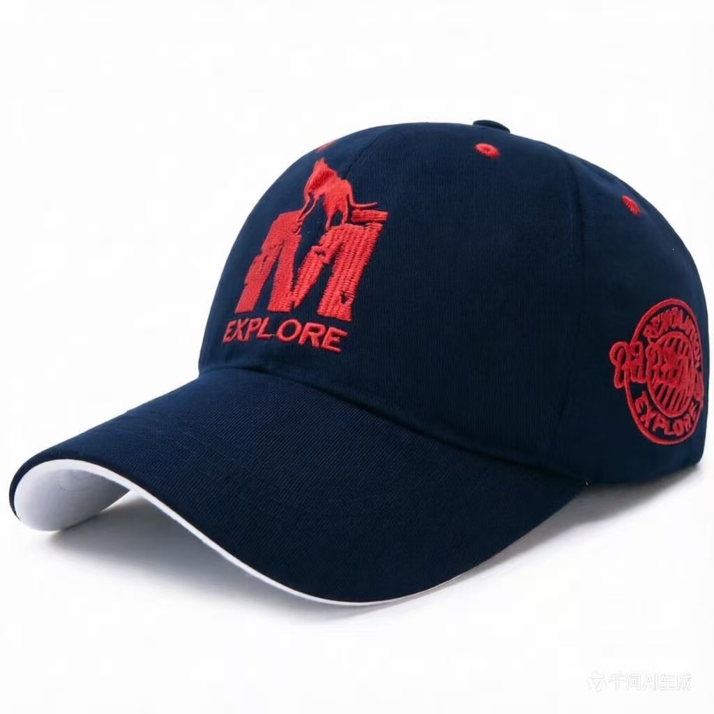 Spring and Autumn Style Baseball Cap with Sunshade Brim Comfortable Casual Sunscreen Versatile Embroidery