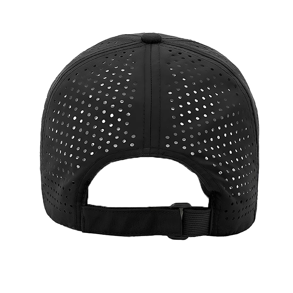 Men and Women's Quick Dry Adjustable Mesh UPF50+ Outdoor Sports Snapback Golf Hat