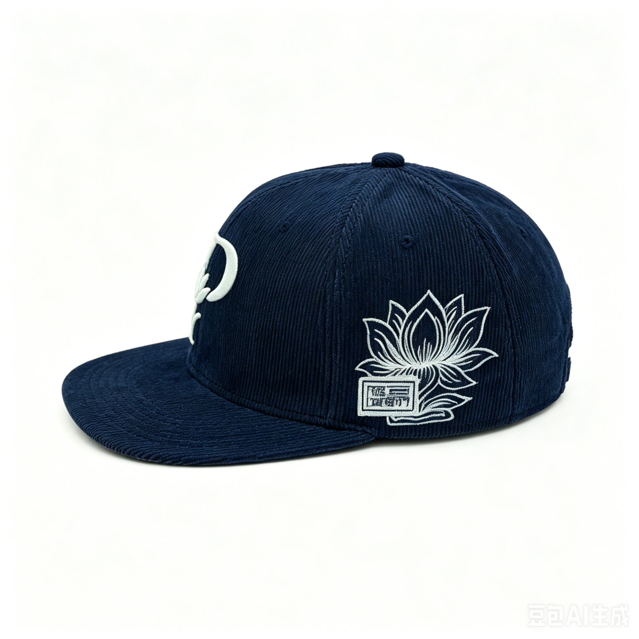 2026 New Arrival Vintage Corduroy Snapback Hat Wholesale Custom 3D Raised Embroidery Logo Flat Bill Streetwear Baseball Cap