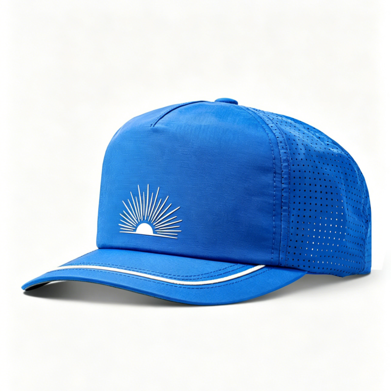 2026 Summer New Arrival: Breathable,  Polyester Baseball Cap with Printed Logo and Adjustable Head Circumference (5-Panel)