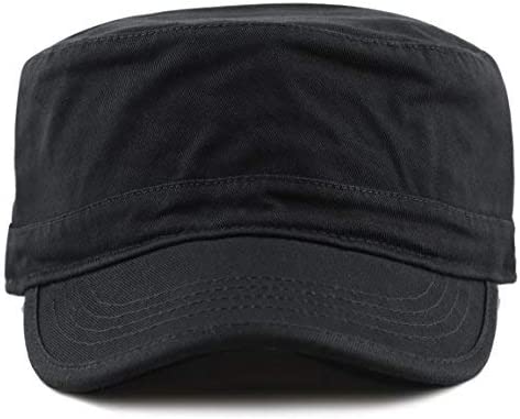 Cotton Flat Cap Hat Stick Cloth Five-pointed Star Style of Casual Duck Cap Cotton Flat Brim Cap for Men