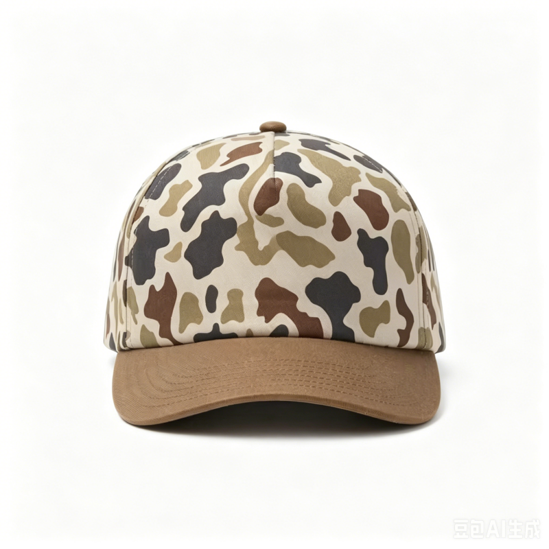New Summer 2026 Collection: Printed Logo Cotton Cap with Adjustable Circumference and 5-Panel Design