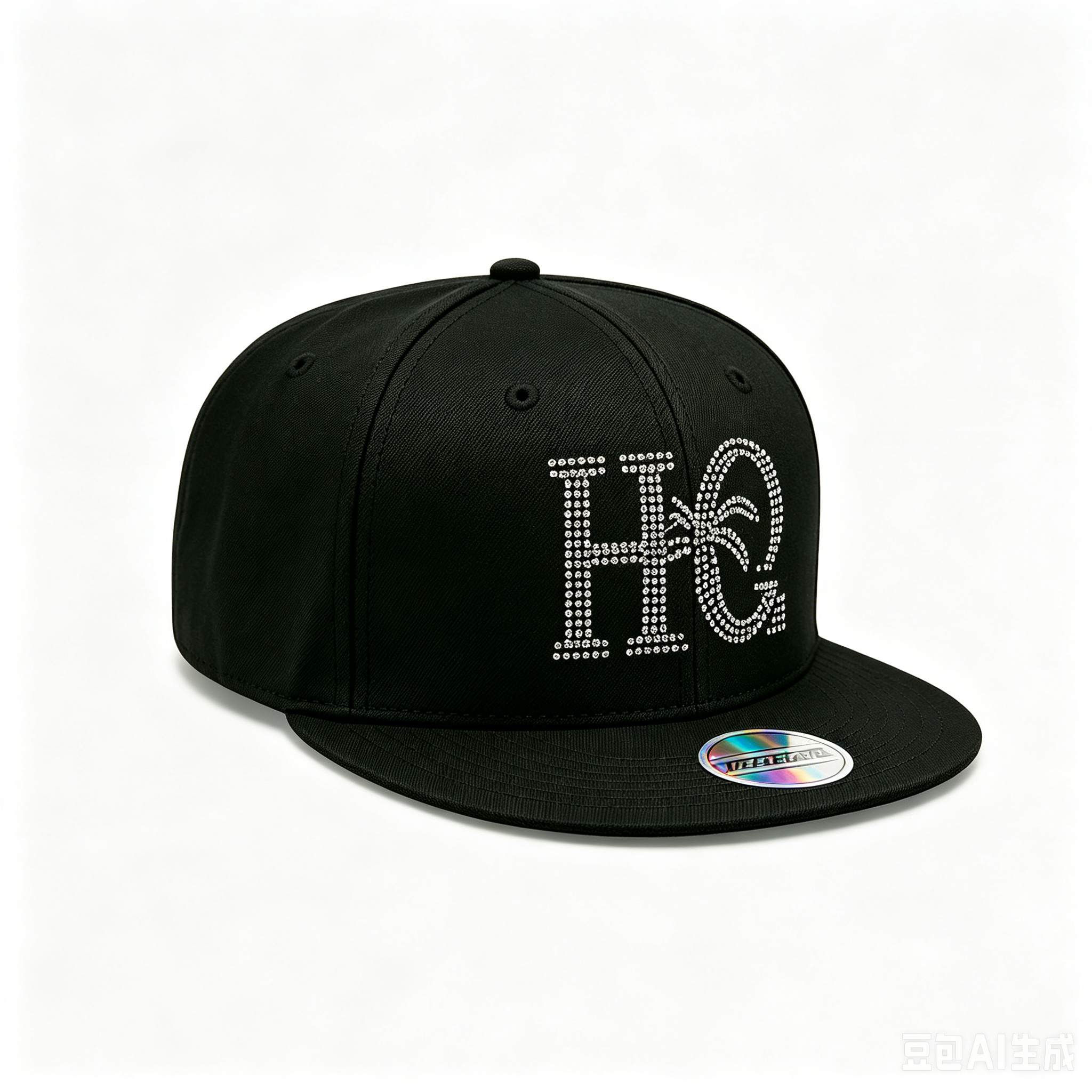 2026 New Arrival Rhinestone Drill Snapback Hat Wholesale Flat Bill Hip Hop Baseball Cap Bling Stone Embellished Street Headwear