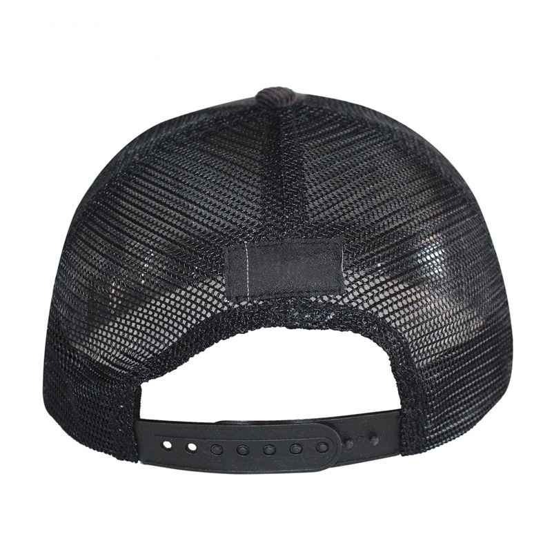 Manufacturer Animal Pattern Patch Flat Brim Snapback Corduroy Trucker Mesh Hat With Custom logo