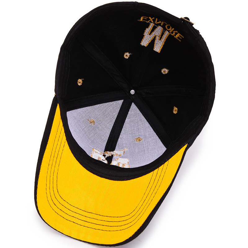 Spring and Autumn Style Baseball Cap with Sunshade Brim Comfortable Casual Sunscreen Versatile Embroidery