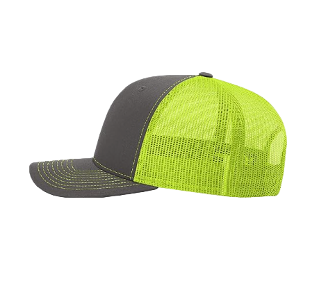 6-Panel Polyester/Cotton Adjustable Trucker Cap-Blank Outdoor Casual Hat