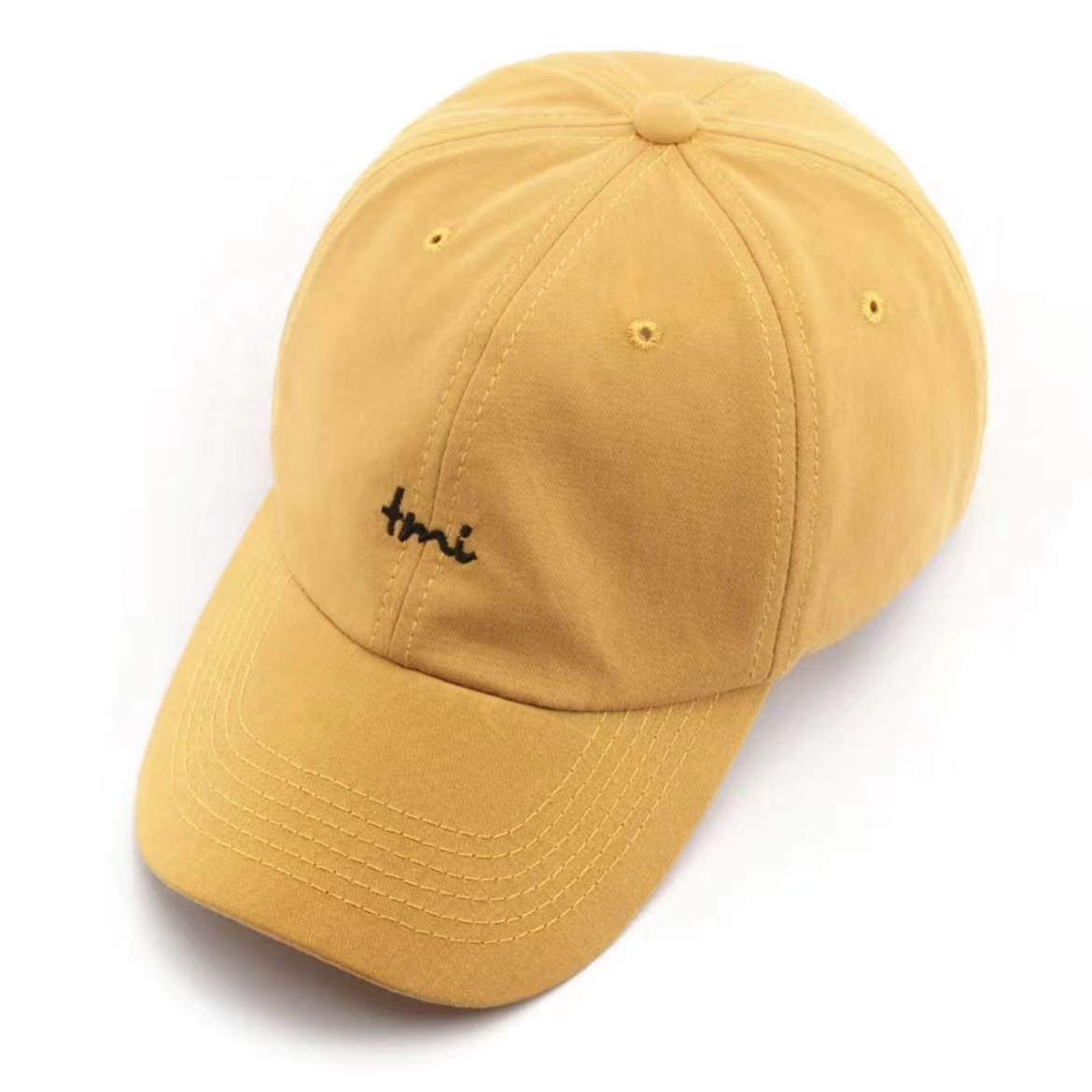 Wholesale Custom Embroidered Cotton Twill Fitted Baseball Cap Customizable Baseball Hat