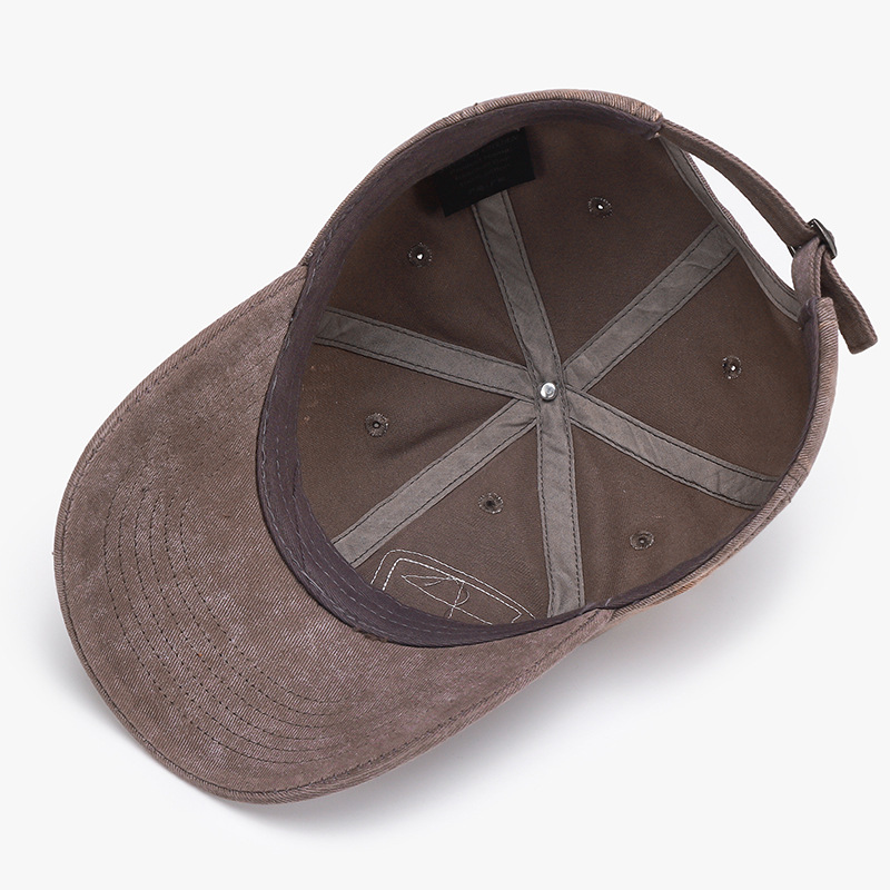 New 3D Painted Letter Teddy Bear Baseball Cap - All-season Water-washed Style