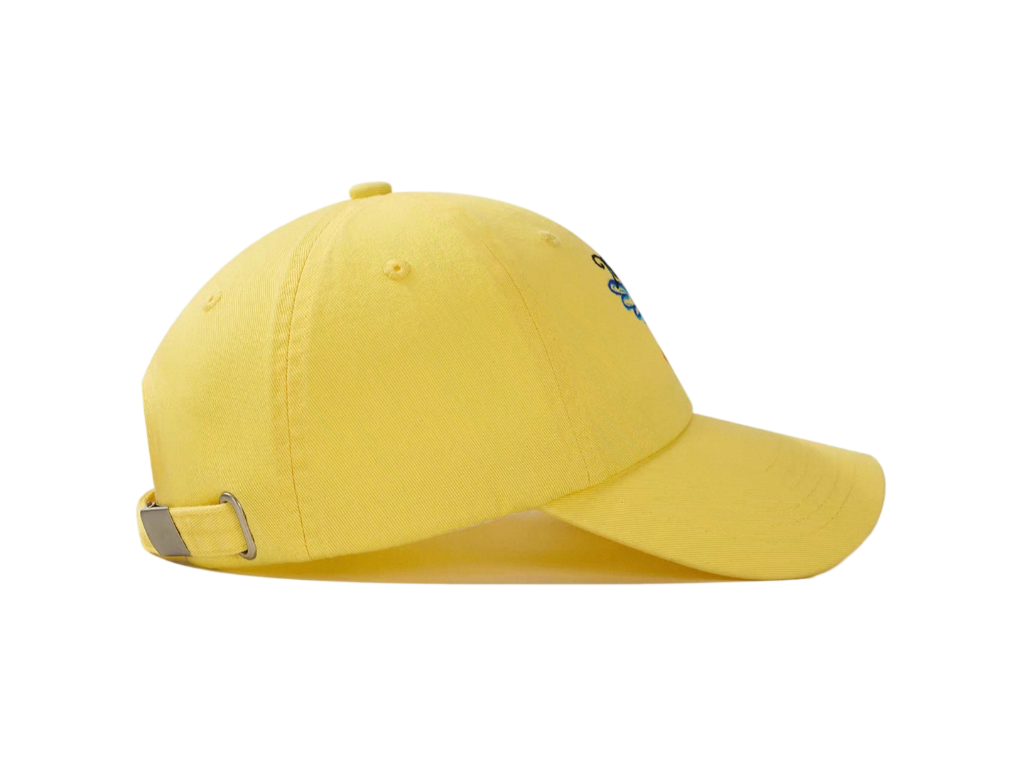 Flat Embroidered Vintage Sporty Twill Baseball Cap Korean Style Soft Top Adjustable Unisex Casual Dad Hat Common