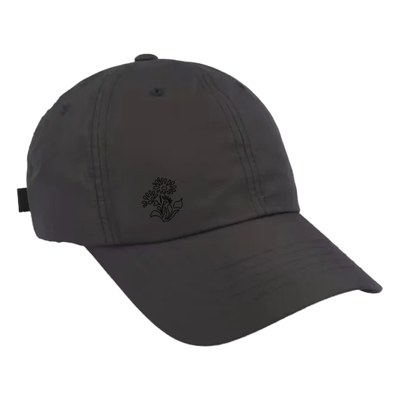Wholesale Custom Embroidered Black Ripstop Baseball Caps Sporty Style  Logo Small Outdoor Sports Signature Cap