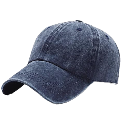 Vintage Washed Distressed Cotton Twill Baseball Cap Sporty Unstructured Low Profile Dad Hat Common Fabric for Casual Streetwear