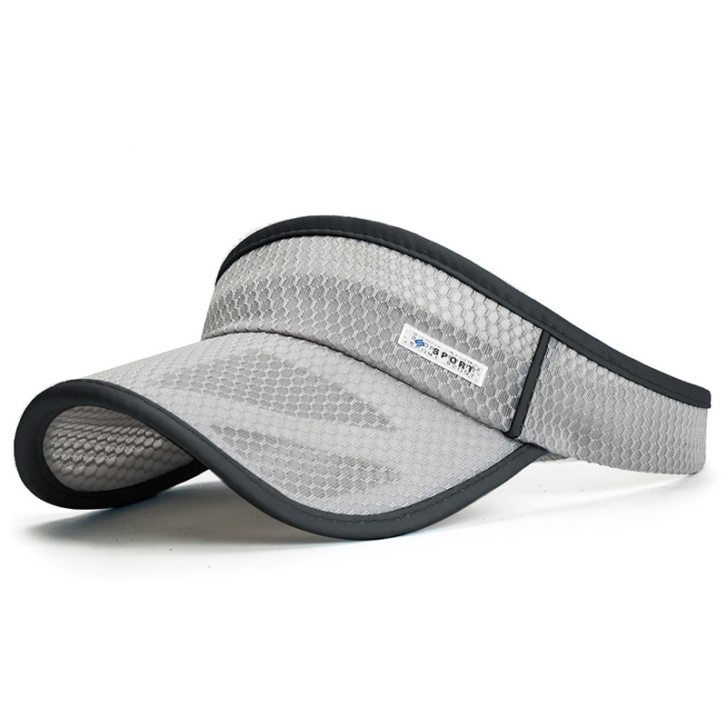 Unisex Sun Hat with Open Top & Sun-Protective Net Fabric for Sports & Outdoor Use
