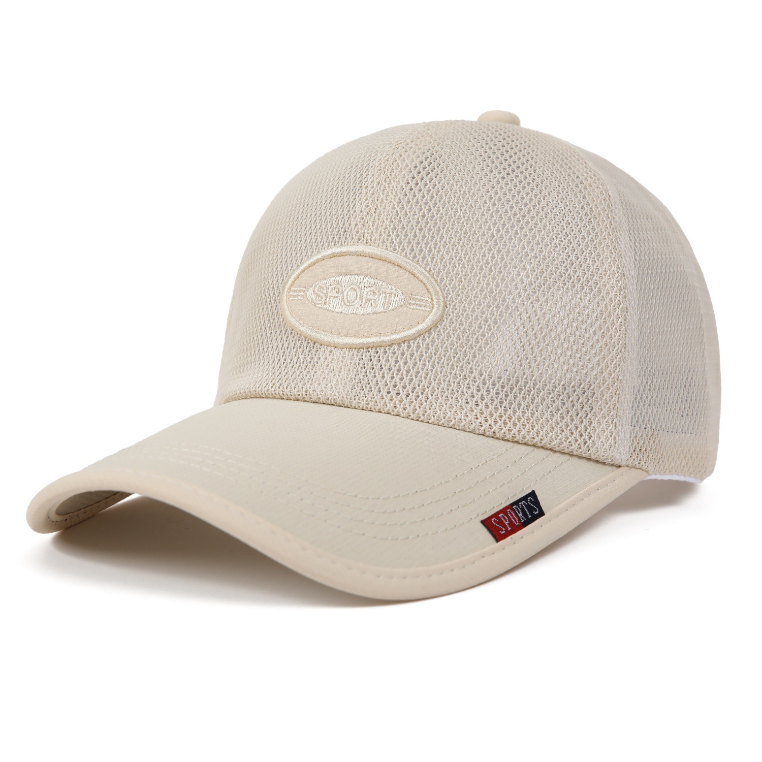 Spring and Summer Embroidered Truck Driver's Cap Men's and Women's Sun protection Net Eye Mesh Lightweight Baseball Cap