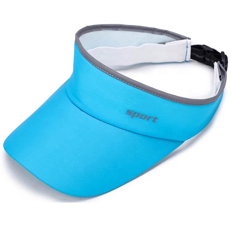 Custom Fashion Style Adjustable Polyester Sport Sun Visor Hat