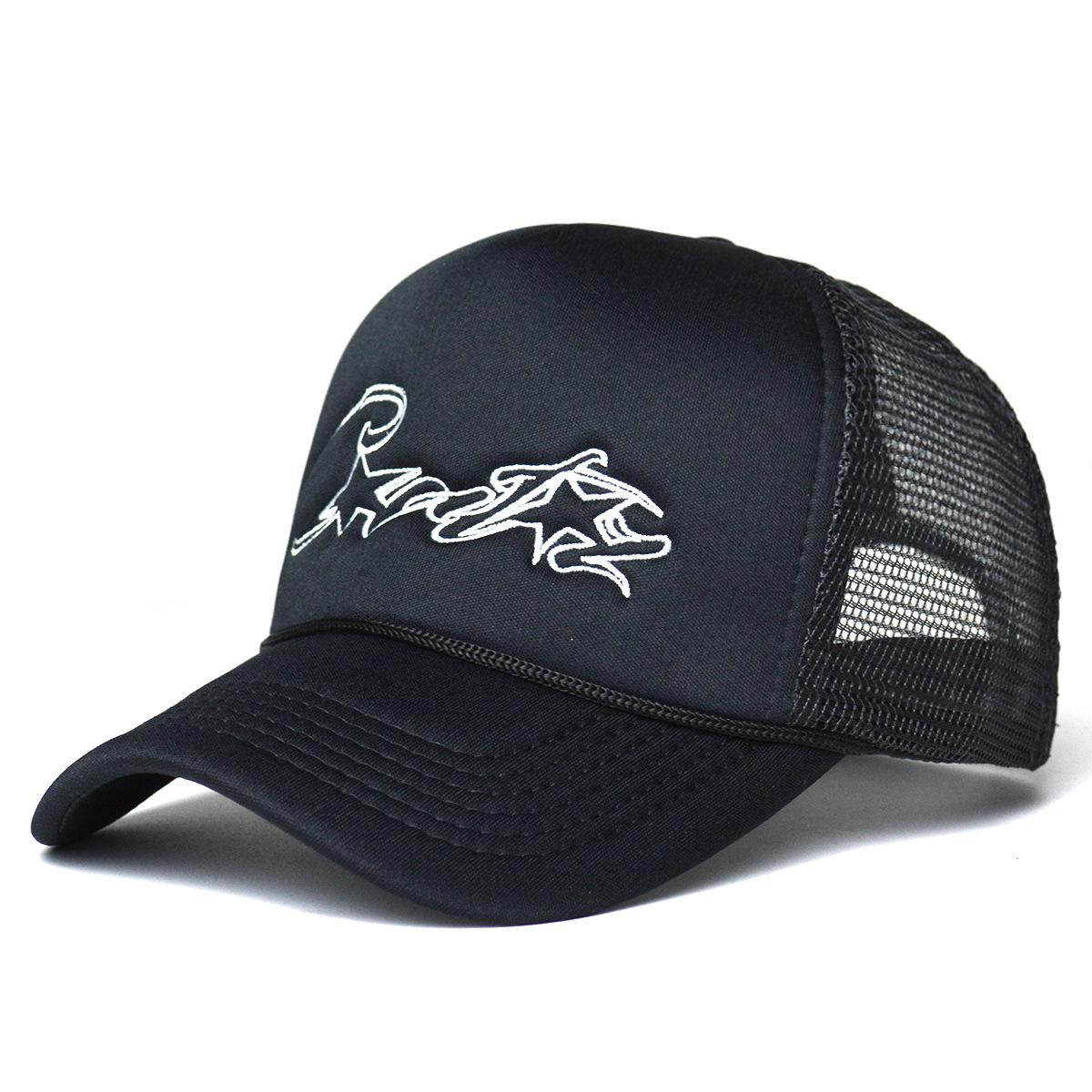 Truck Cap with Curved Brim for Men & Women Letter Embroidery Customized Logo Option One Size Driver Cap