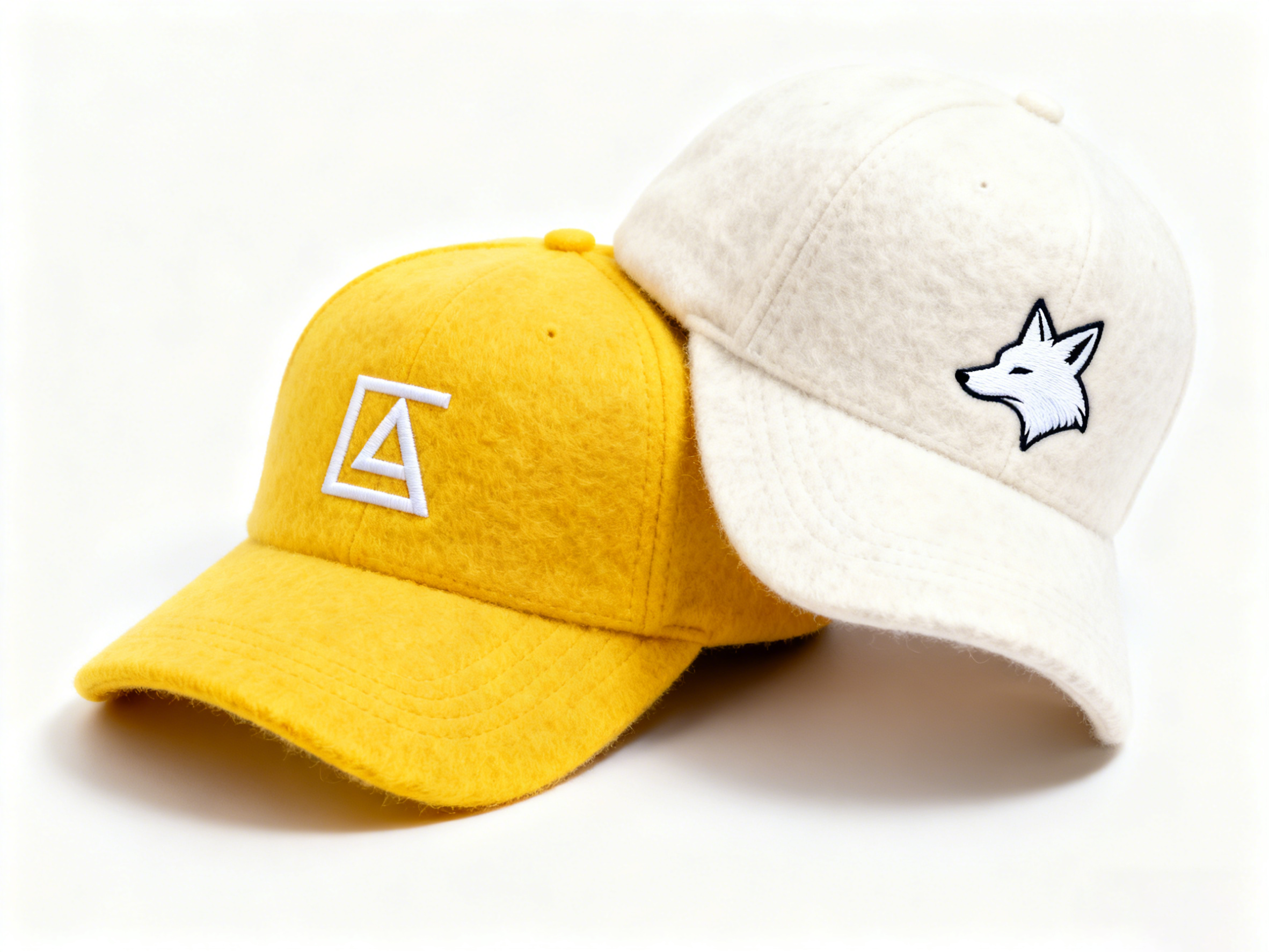 Custom Embroidered Gray Snapback Adjustable Wool Blend Baseball Cap