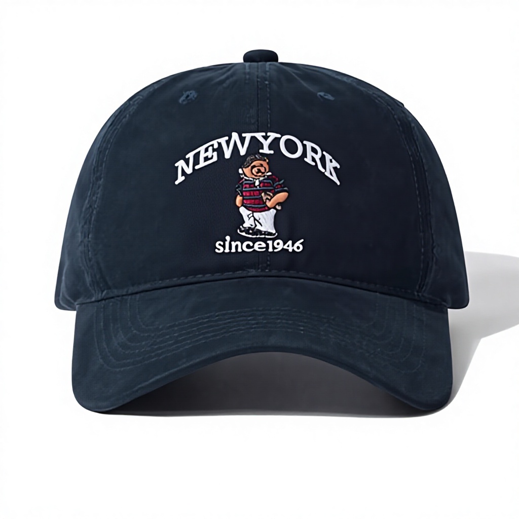 Customized LOGO Cotton Embroidered Baseball Cap with Printed Embroidery Adult Hat Casual Sun protection Cap