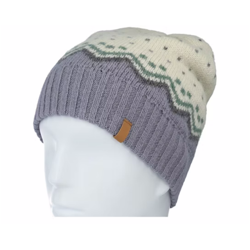 Customizable Light Winter Hats for Women White Wool Knitted Cuff Beanies with Logo Design Made From Cashmere