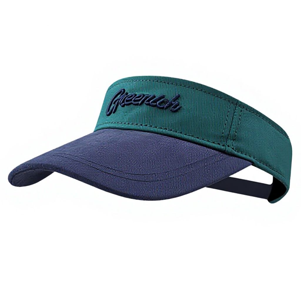Contrasting Color Hollow Cotton Custom Logo Unisex Summer Sports Sun Protection Visor Caps