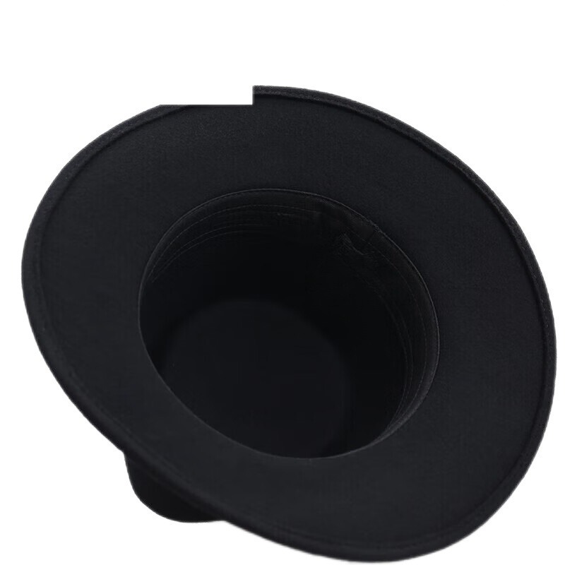 Custom Wide Brim Solid Fedora Felt Hats for Men Fedora Panama Hats With Leather Strap